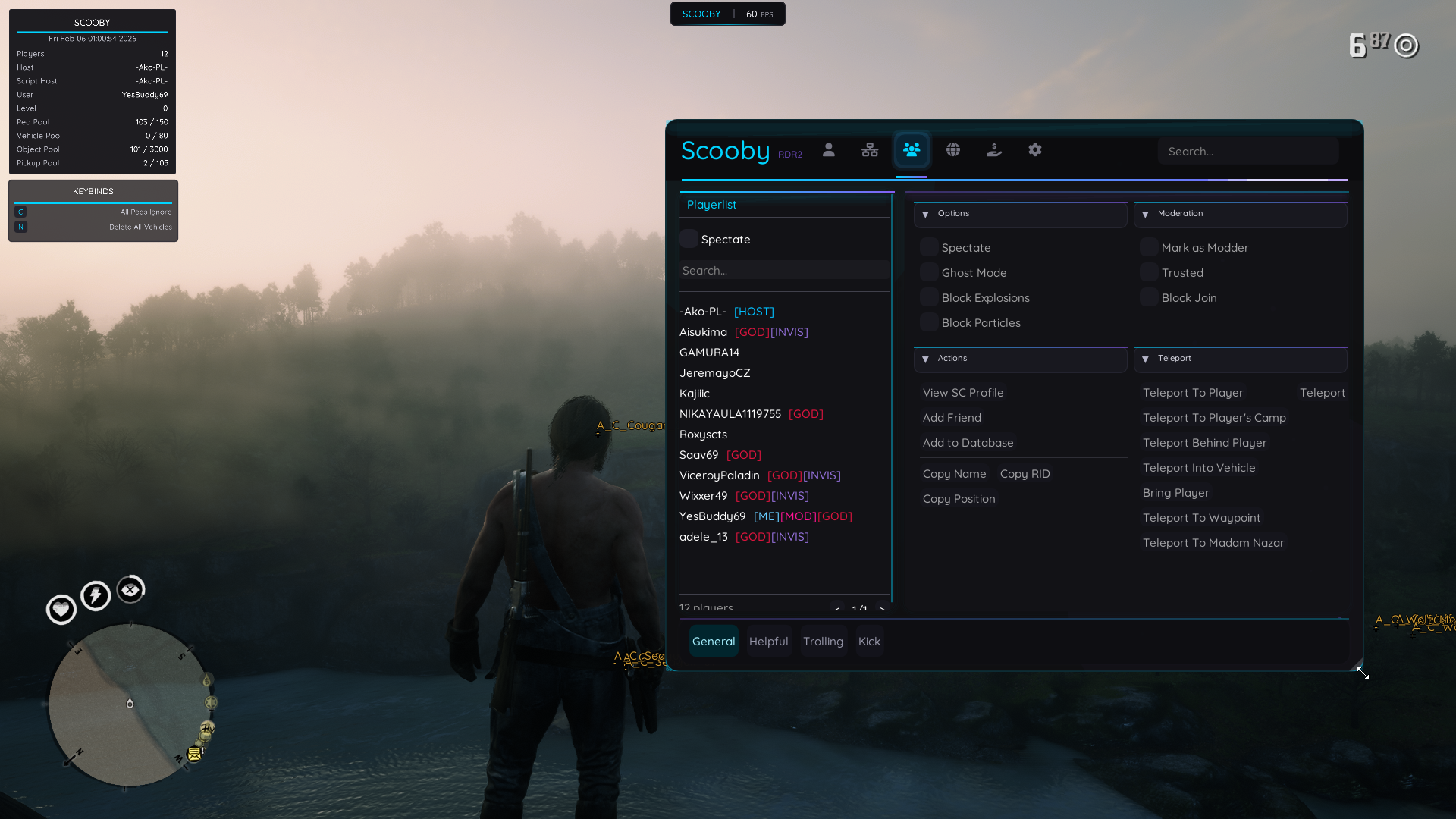 RDR2 Menu