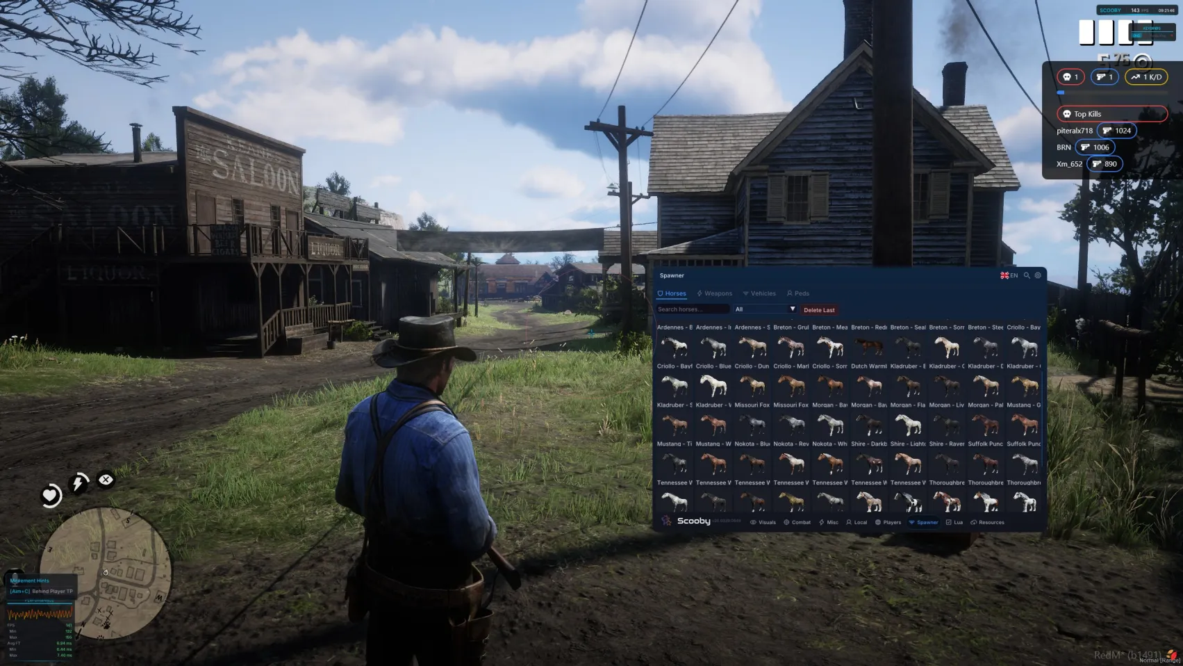 RedM Menu Preview